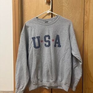 Gray USA Men's Sweater